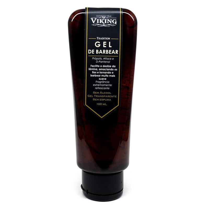 Gel de Barbear Transparente - Tradition - Viking